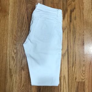 GAP White cropped legging jeans